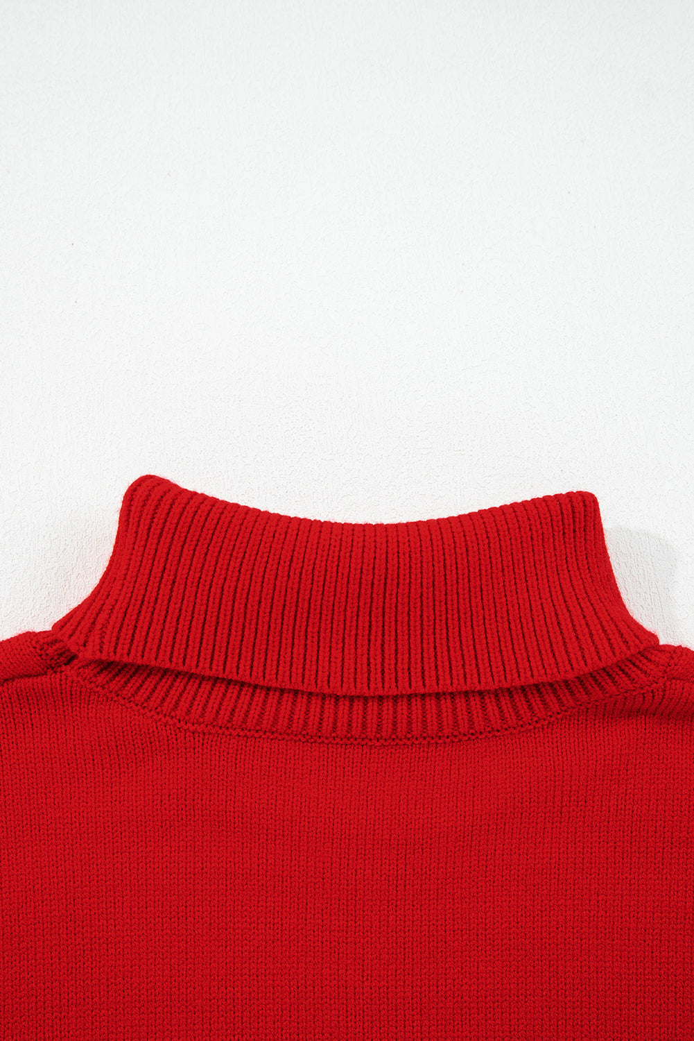 Merry Snowflake Christmas Turtleneck Sweater