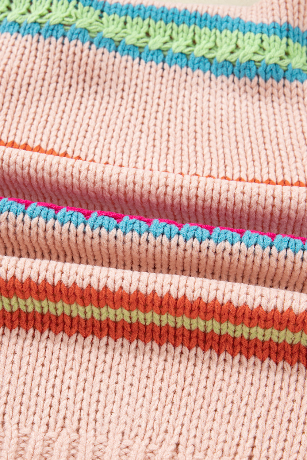 Cozy Striped Oversize Cardigan