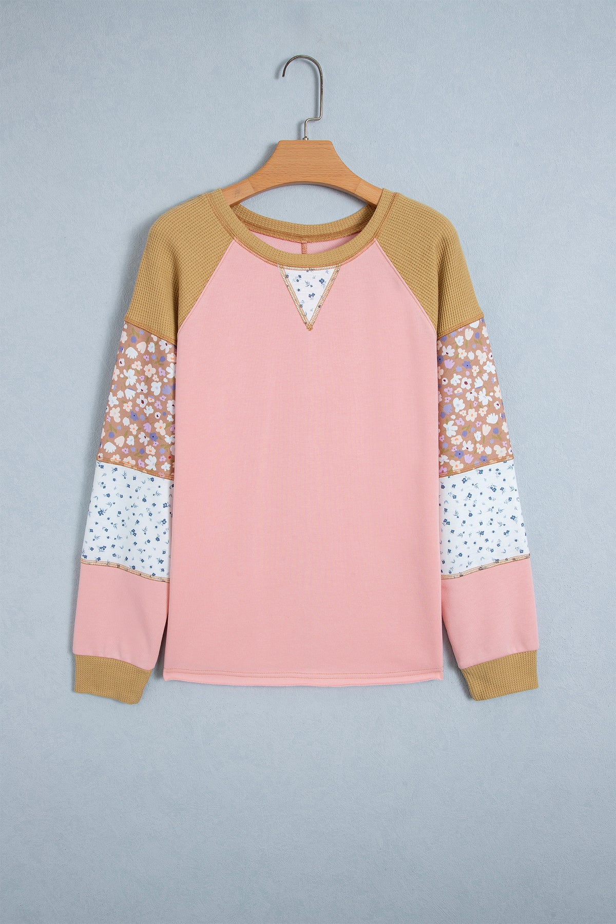Patchwork Long Sleeve Top