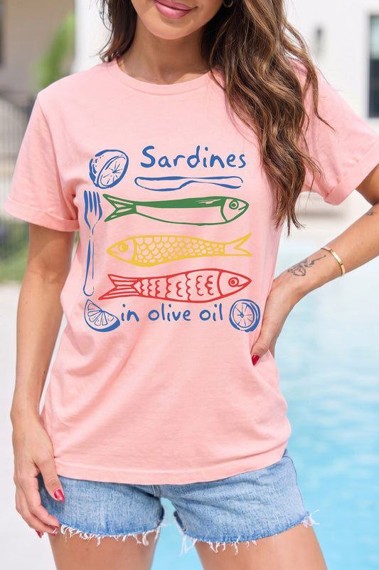 Pink Sardines Tee