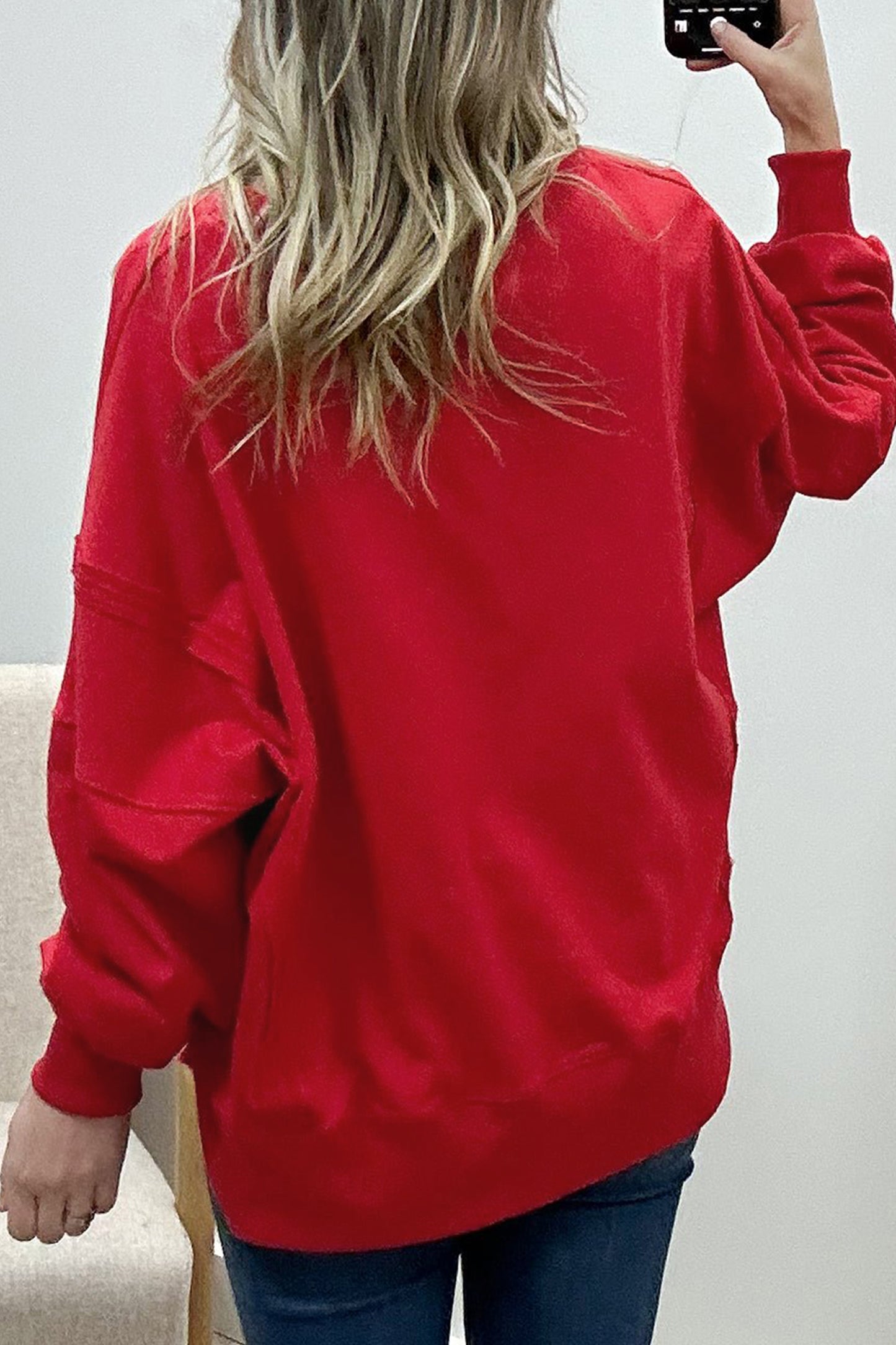 Red Holly Jolly Sweatshirt