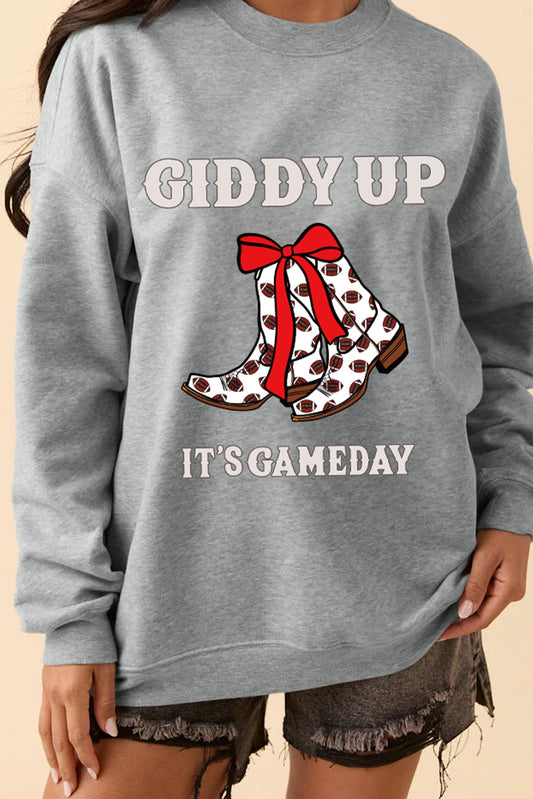 GIDDY UP IT'S GAMEDAY Sweatshirt