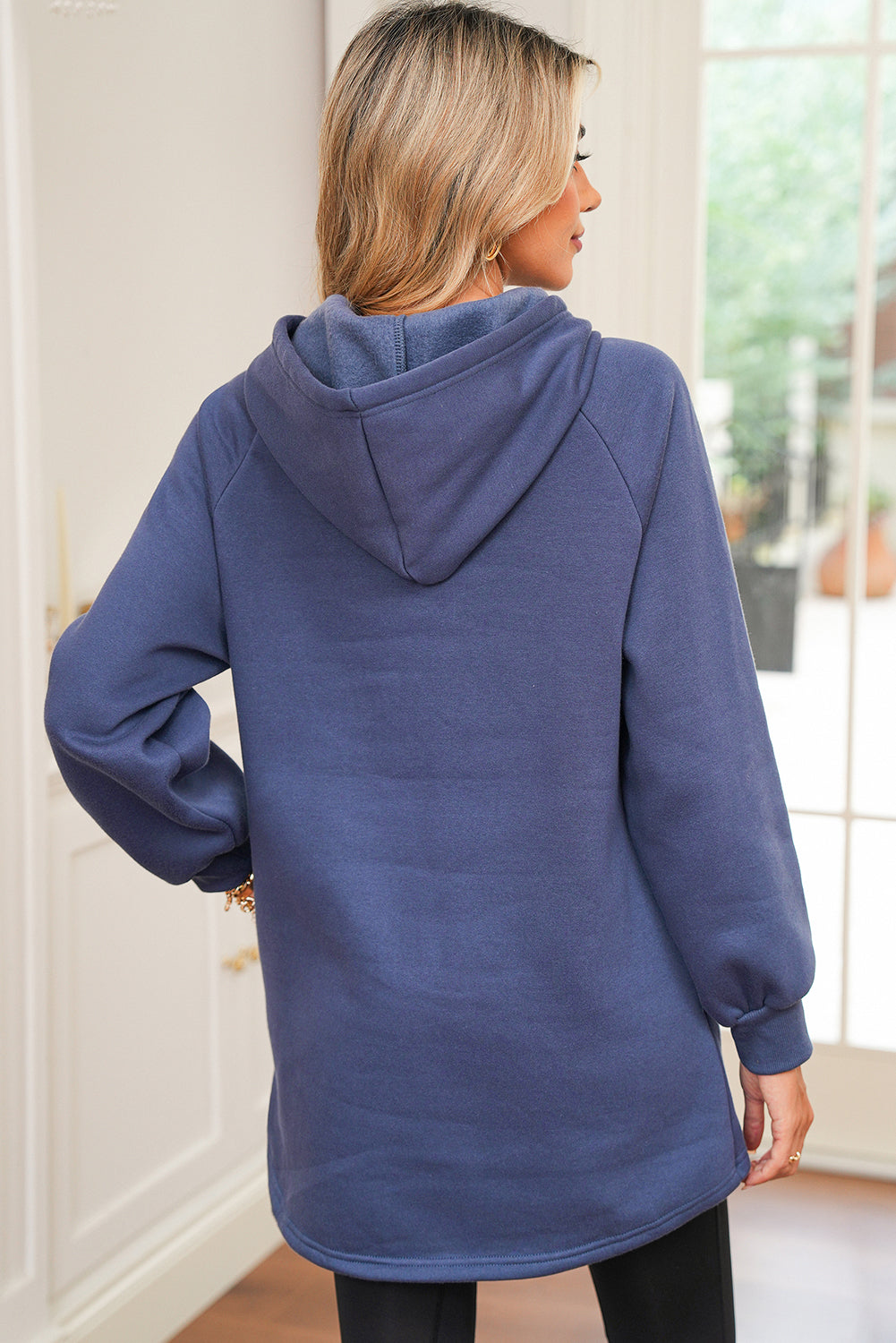 Oversized Drawstring Sweatshirt