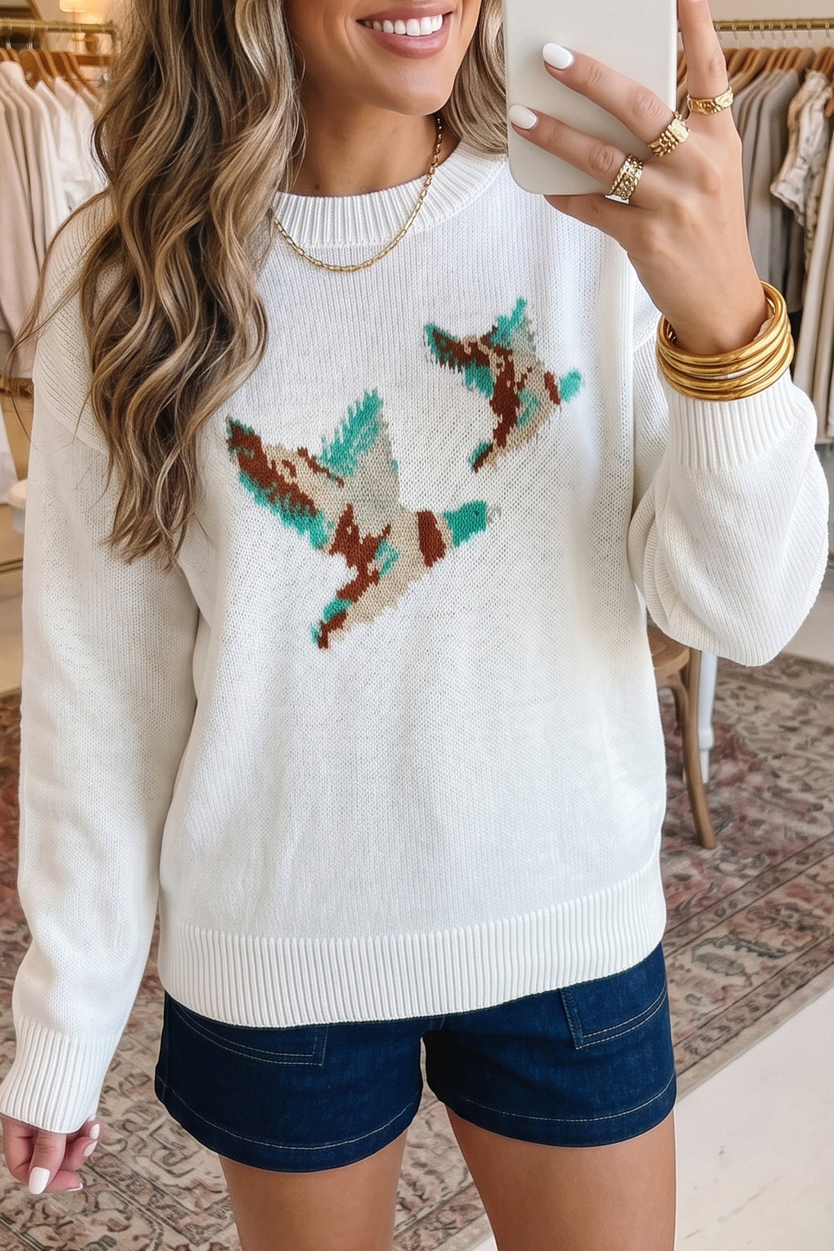 Relaxed Mallard Sweater