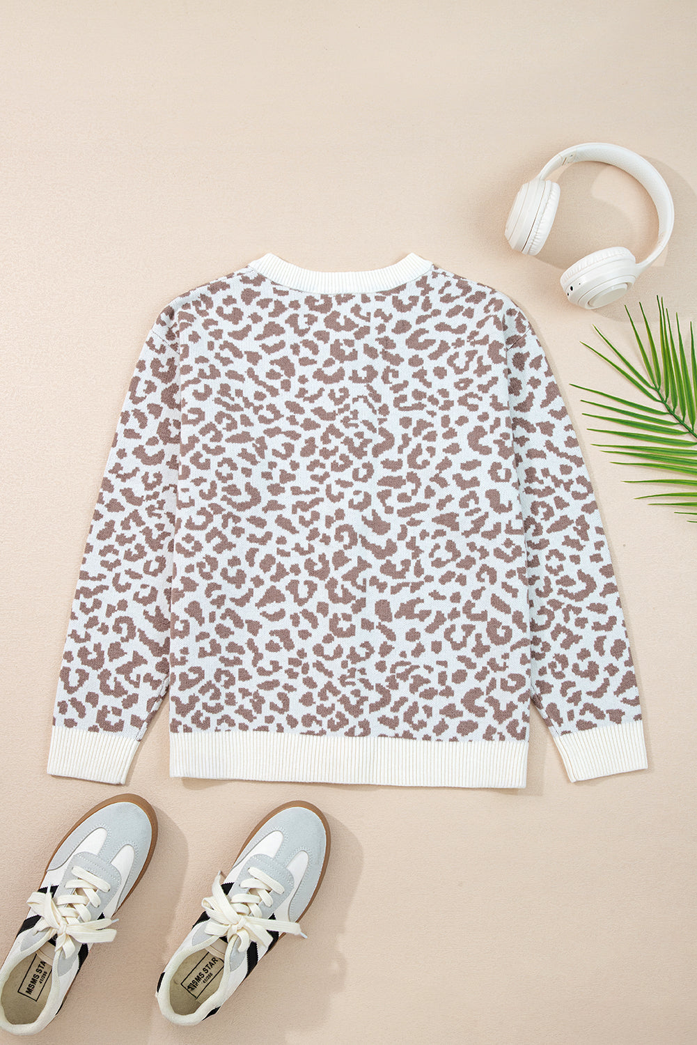 Leopard Knit Cardigan