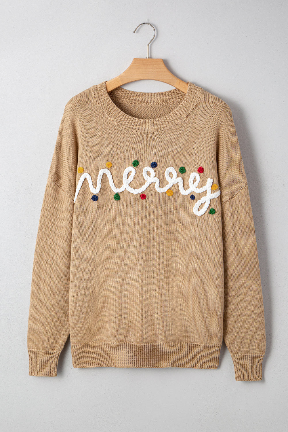 Merry Colorful Dots Christmas Sweater