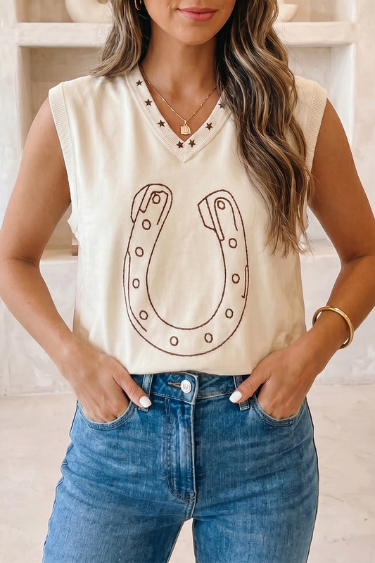 Horseshoe Tank Top