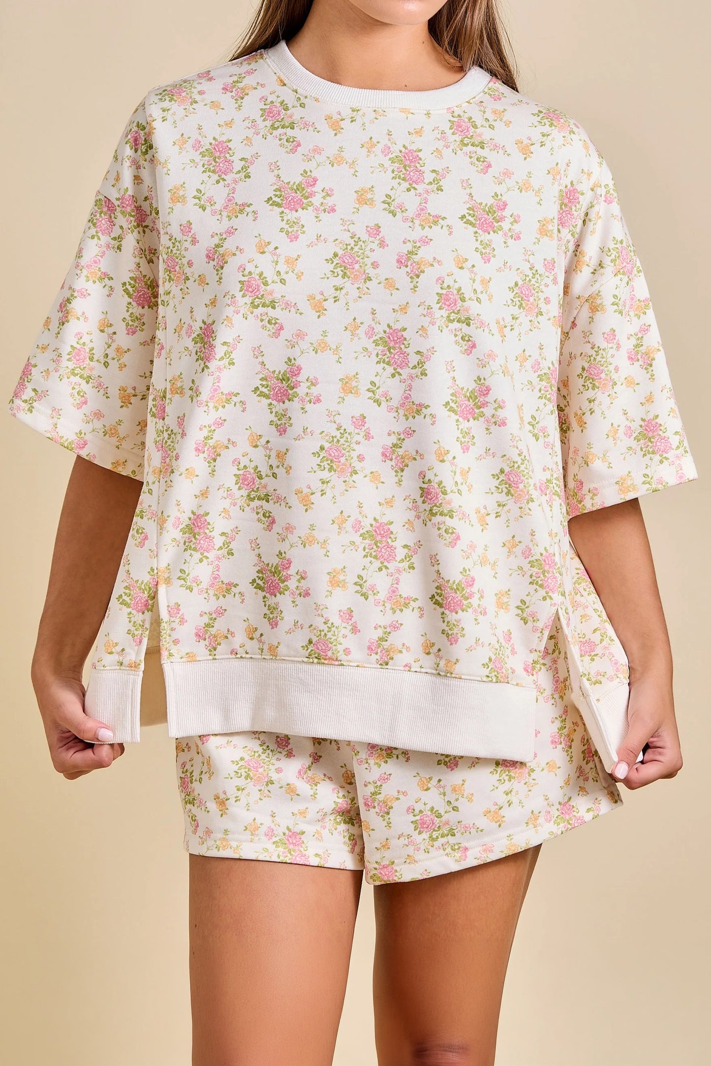 Floral Print Short Set