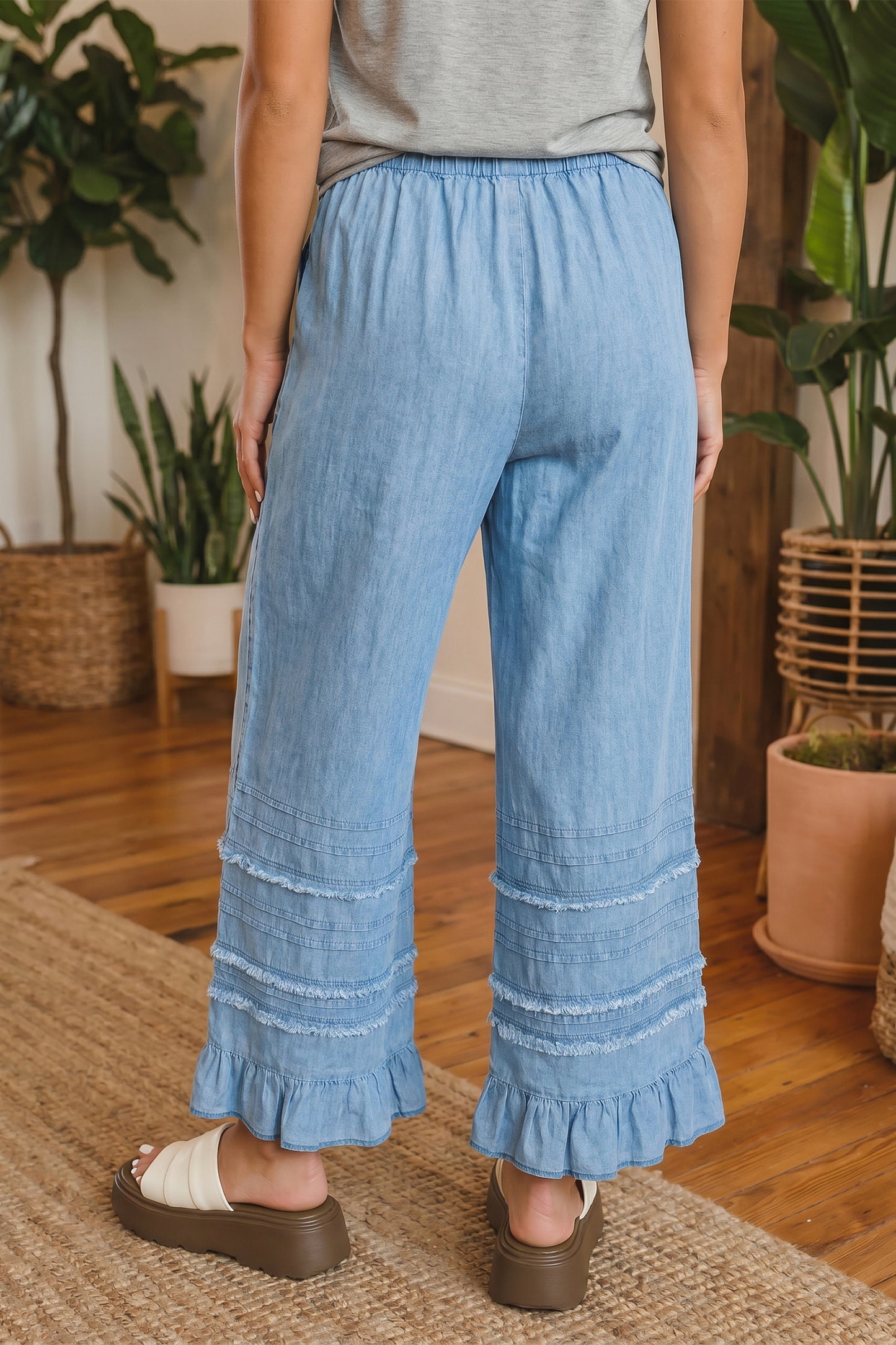 Lightweight Denim Pants