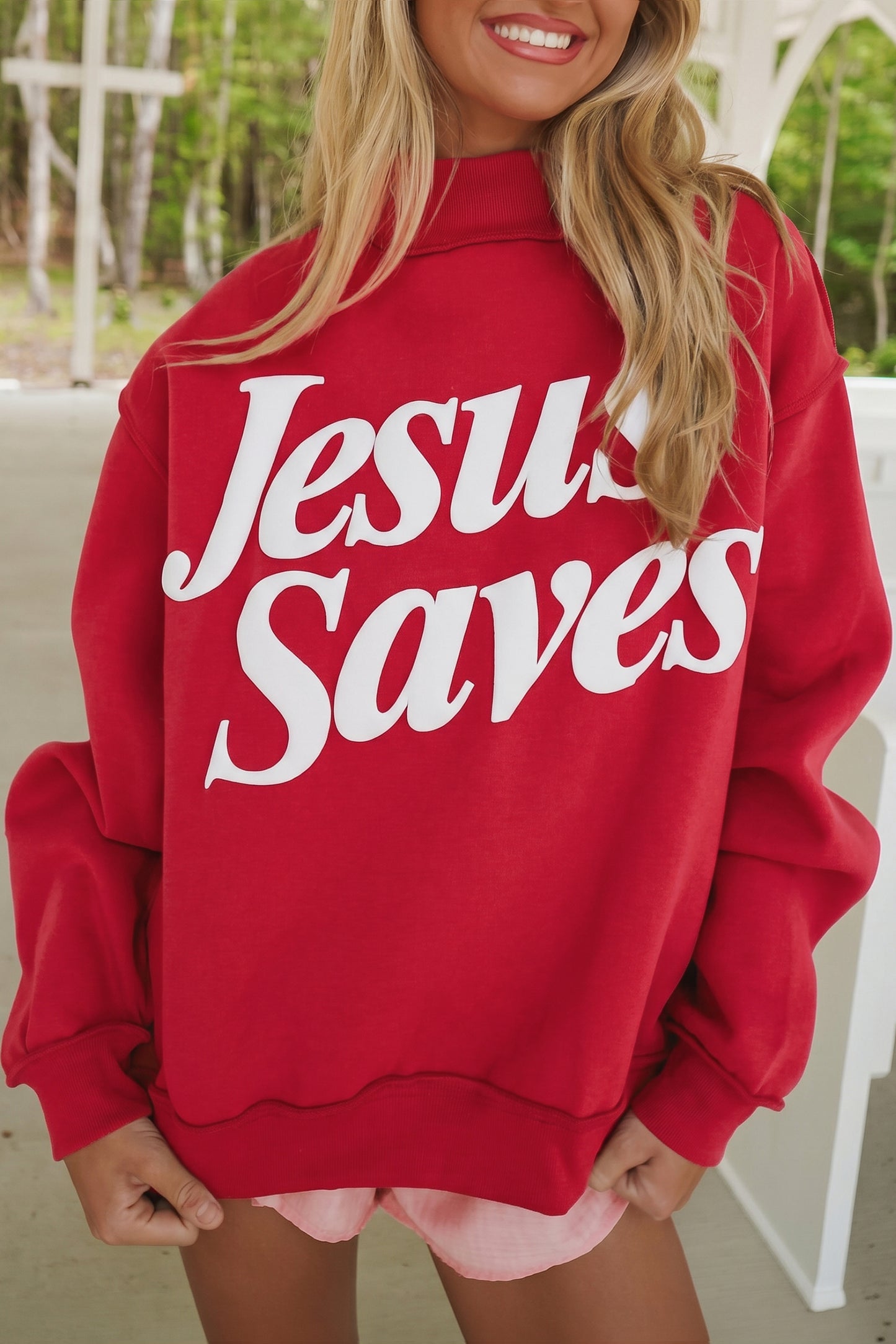 Jesus Saves Sweatshirt