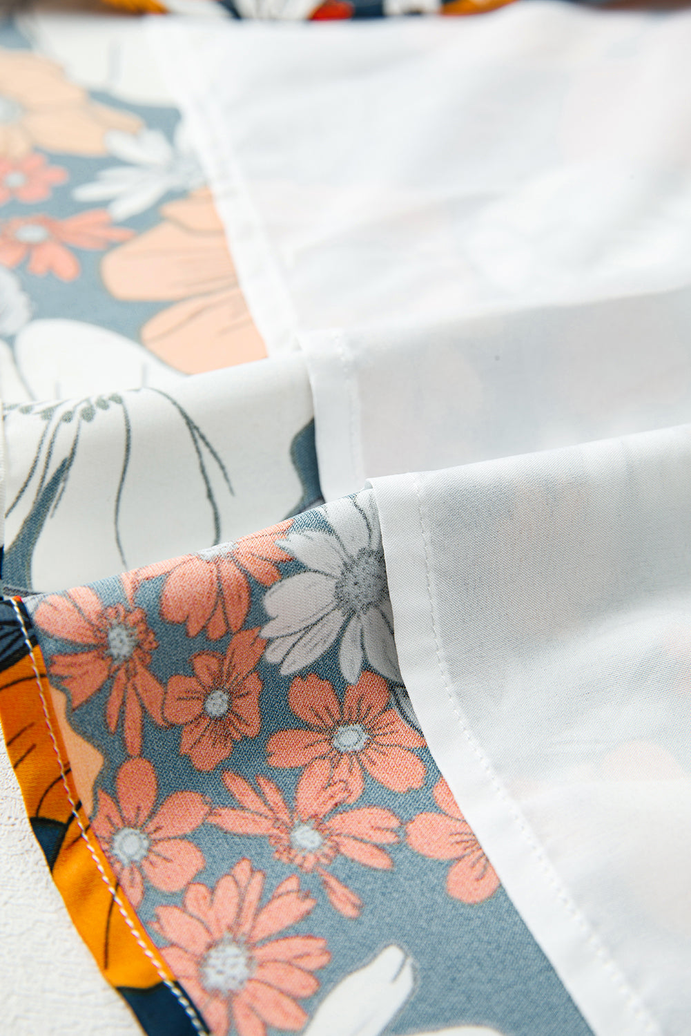 Orange Floral Dress