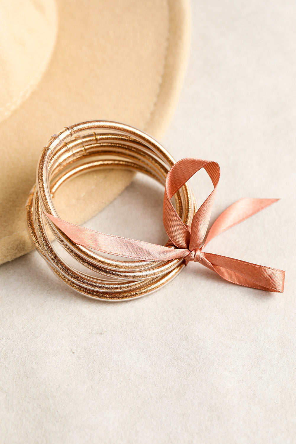 Glitter Layered Jelly Bracelets