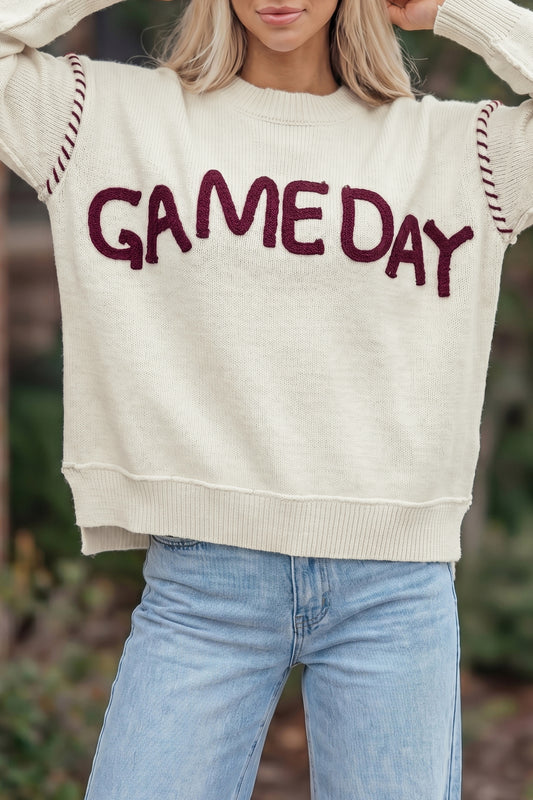 Maroon Game Day Sweater
