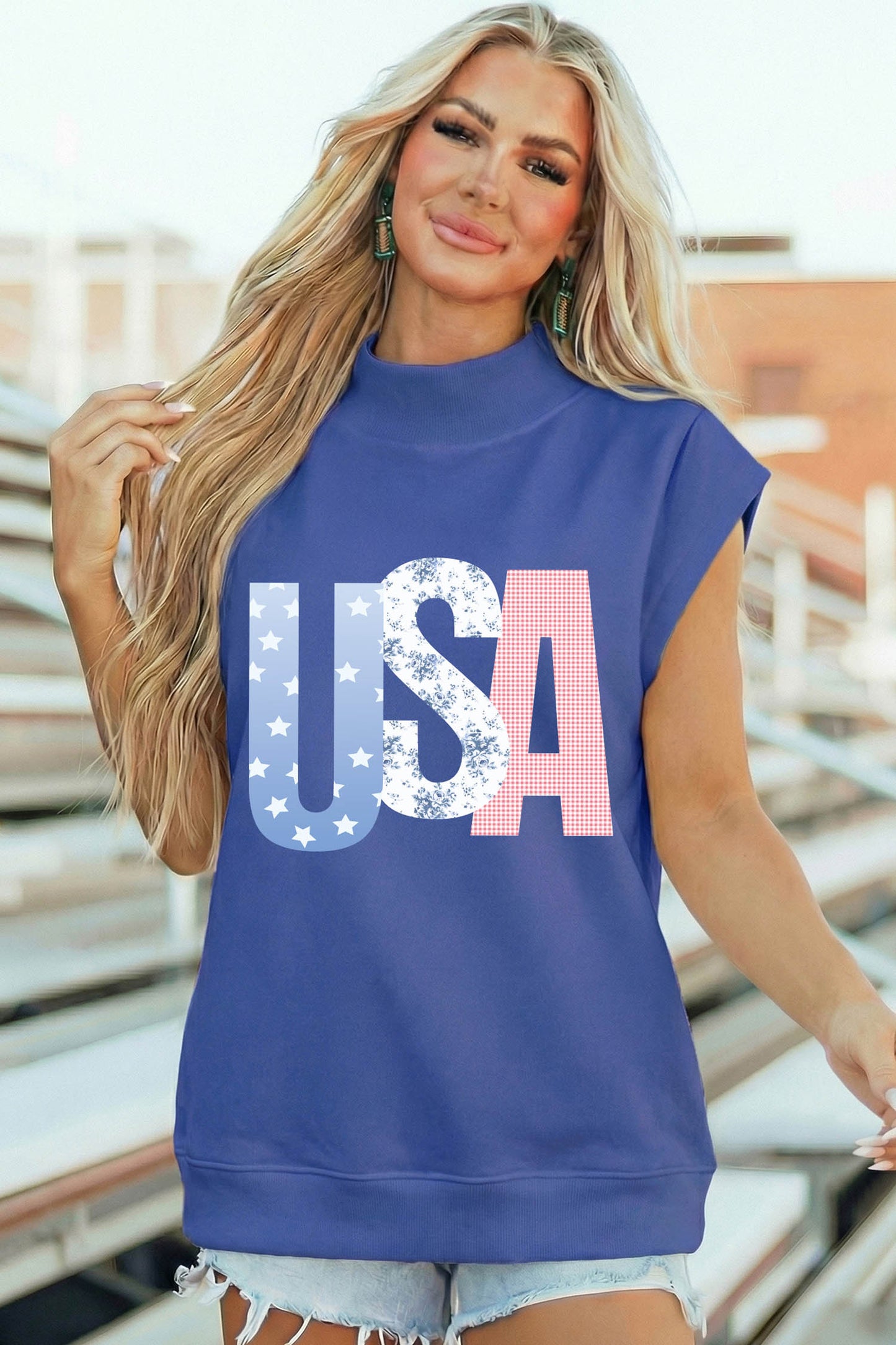 USA Sleeveless Top