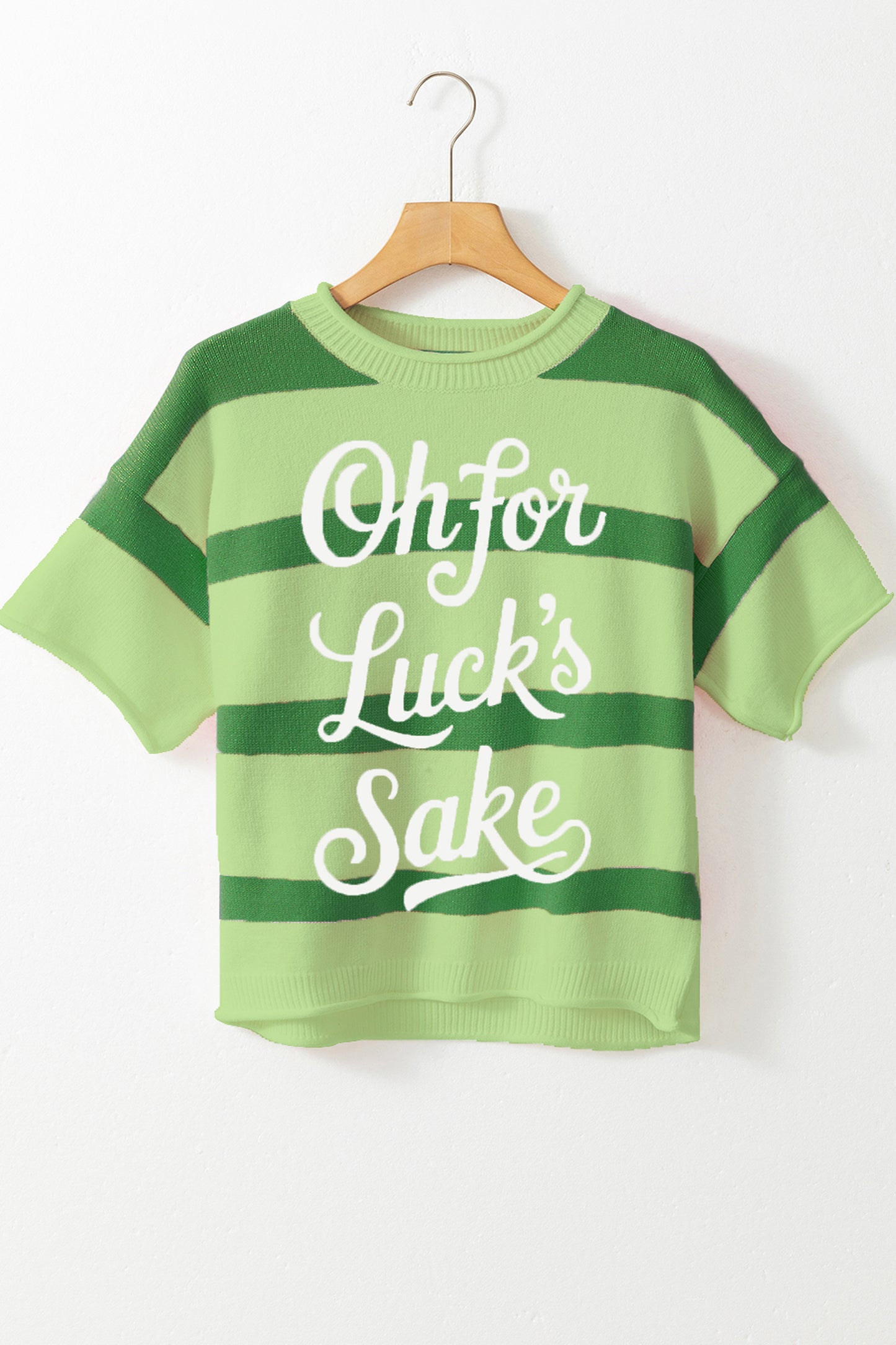"Oh for Lucks Sake" St Patrick's Day Sweater