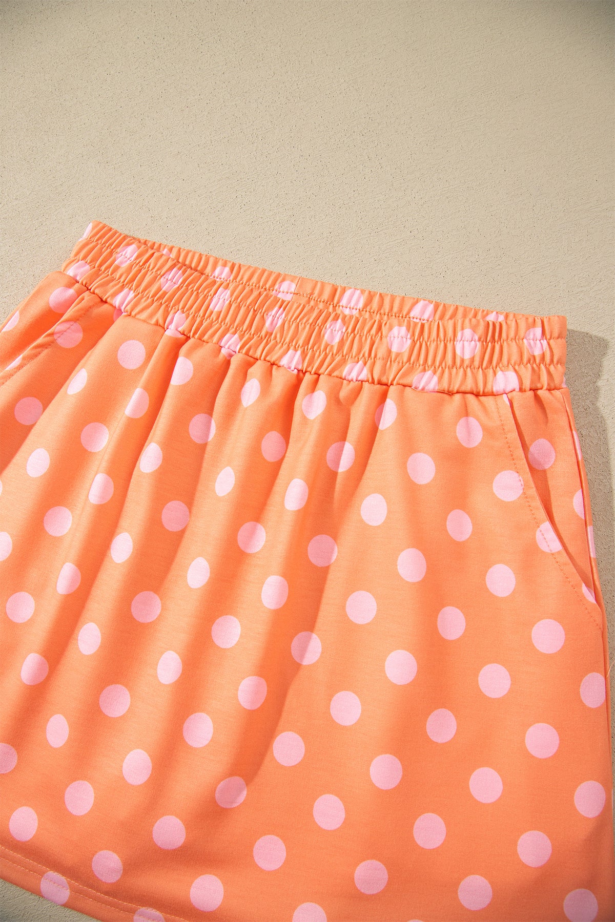 Polka Dot Hoodie & Mini Skort Set