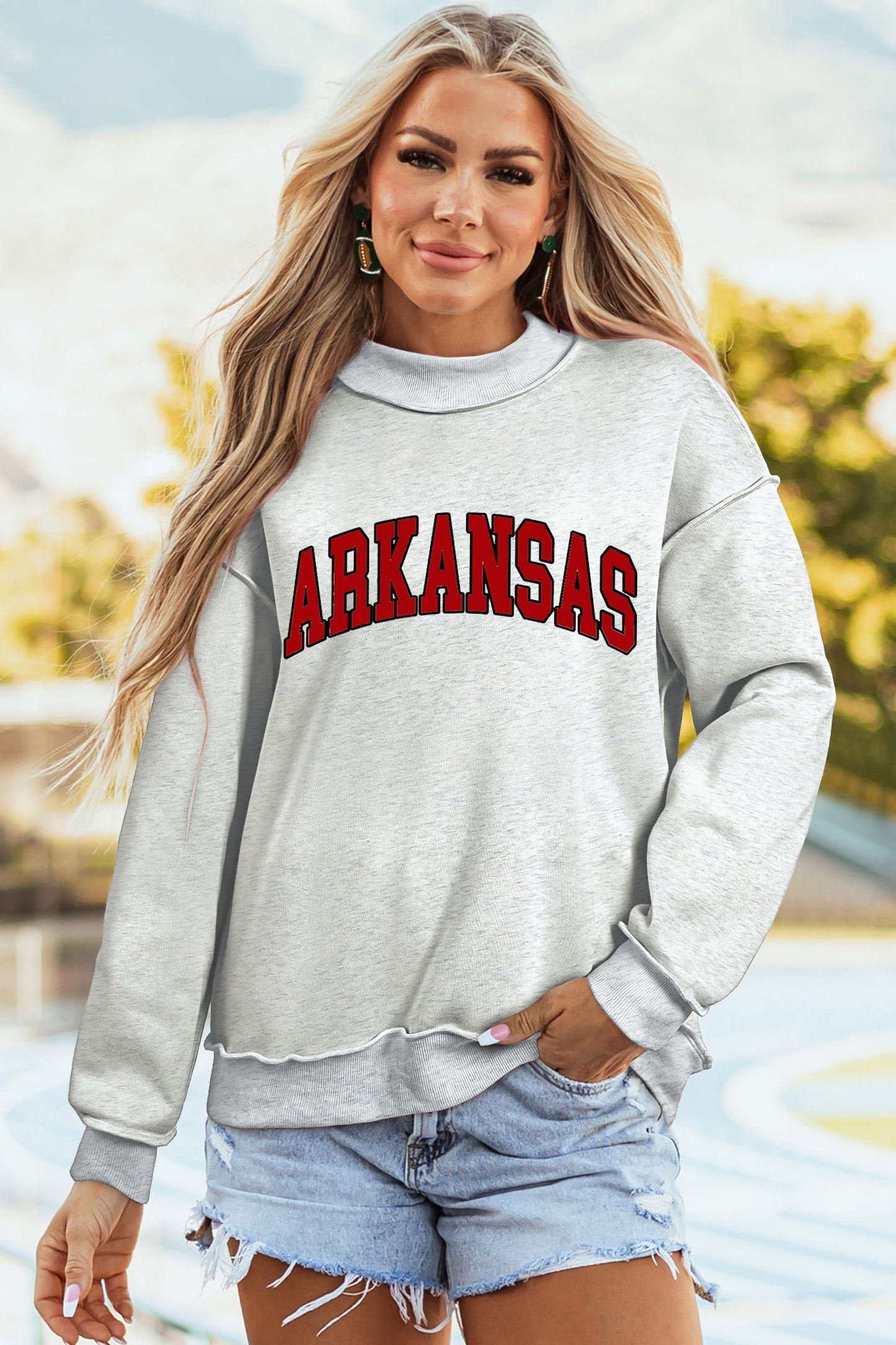 Reversible Arkansas Razorbacks Sweatshirt