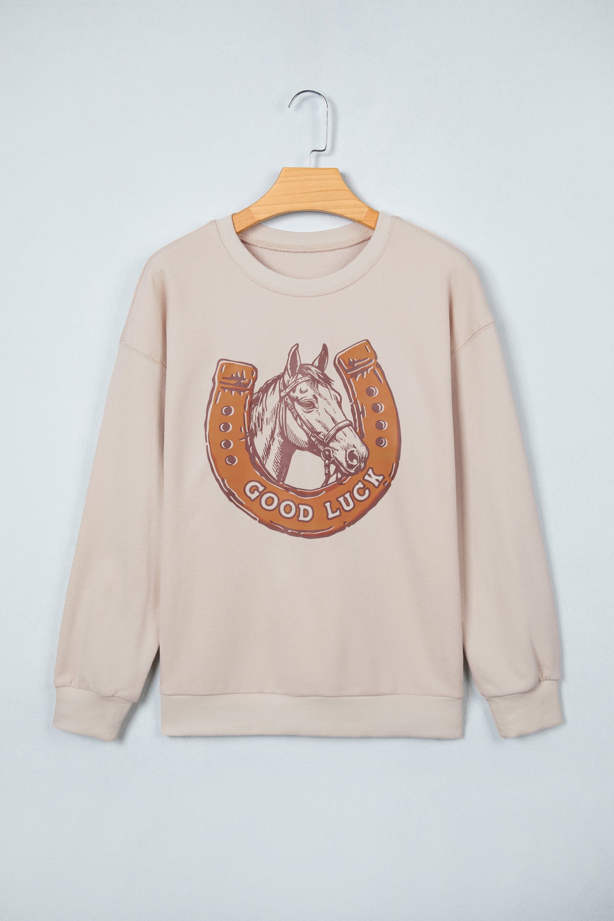 Western Horseshoe Oversized Sweatshirt