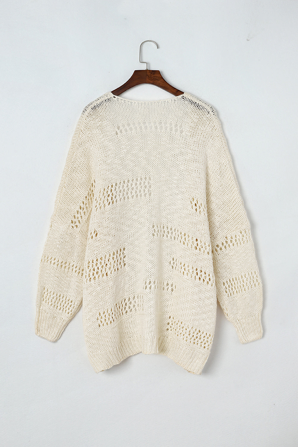 Loose Knit Dolman Sleeve Cardigan