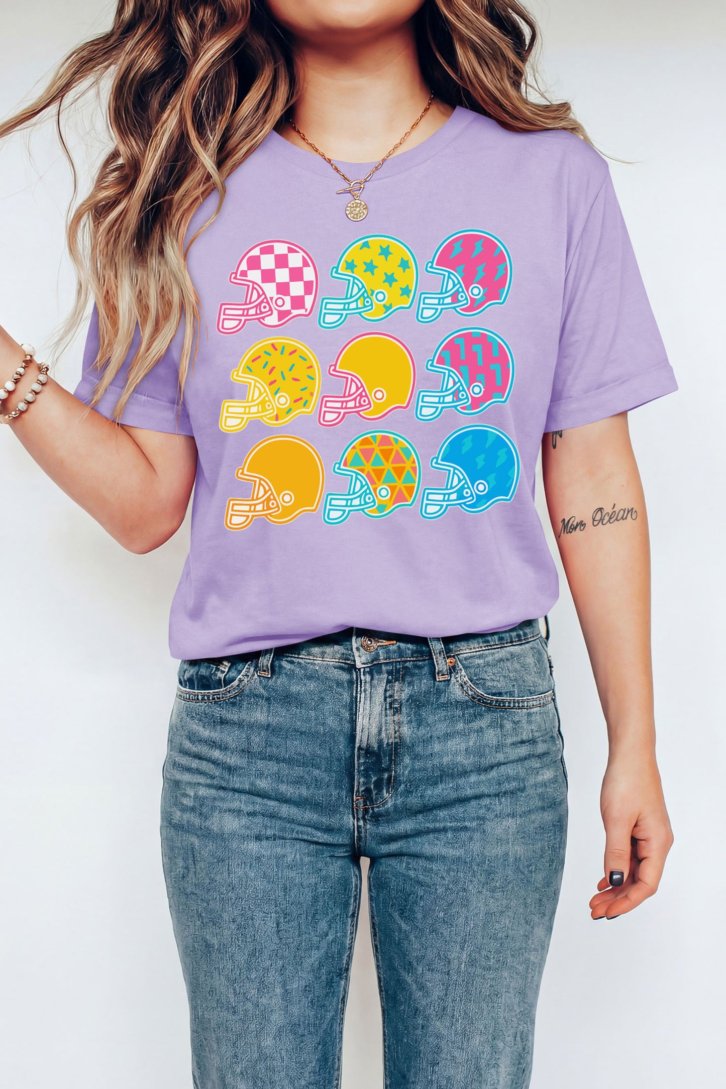 Colorful Game Day  Tee