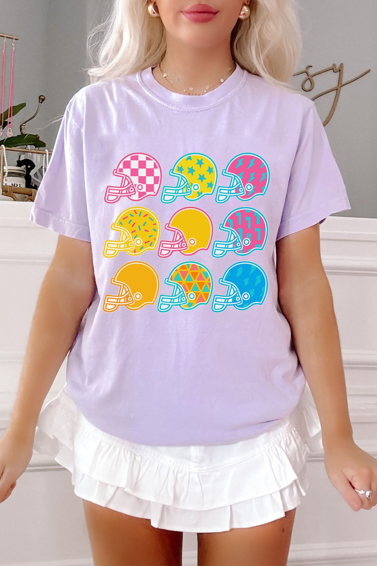 Colorful Game Day  Tee