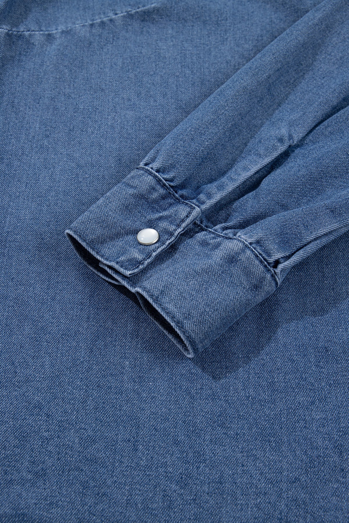Denim Western Embroidered Shirt