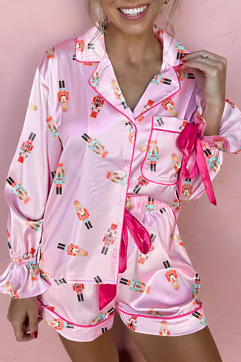 Pink Nutcracker Pajama Set